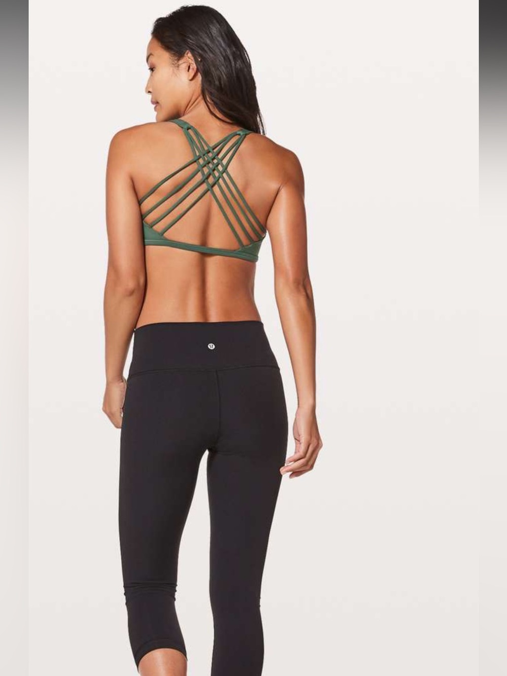 Lululemon Free To Be Bra (Wild) Dark Forest 12